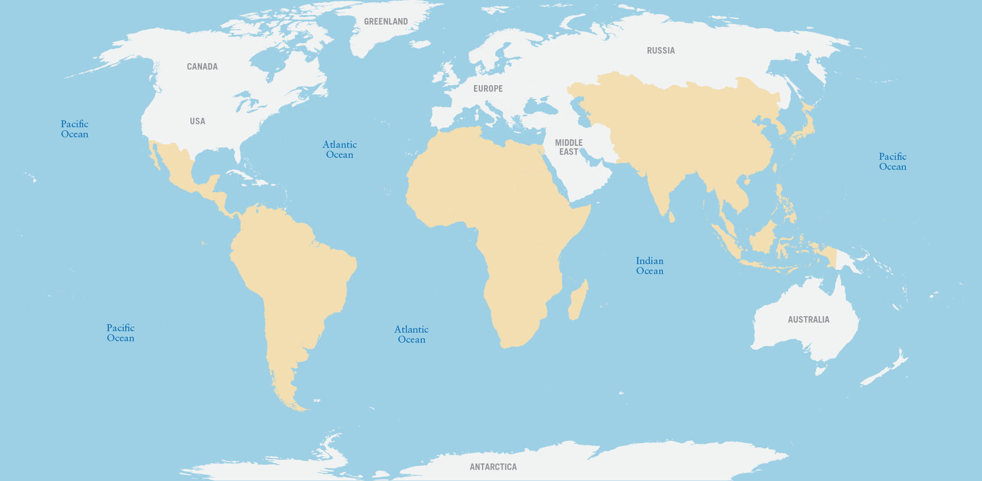 world map
