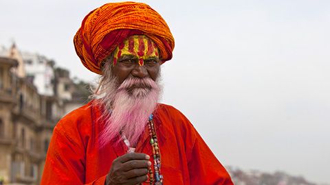 Sadhu at Varanasi, India