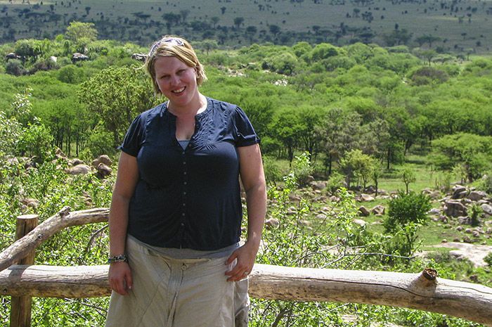 Pamela Langhoff in Tanzania